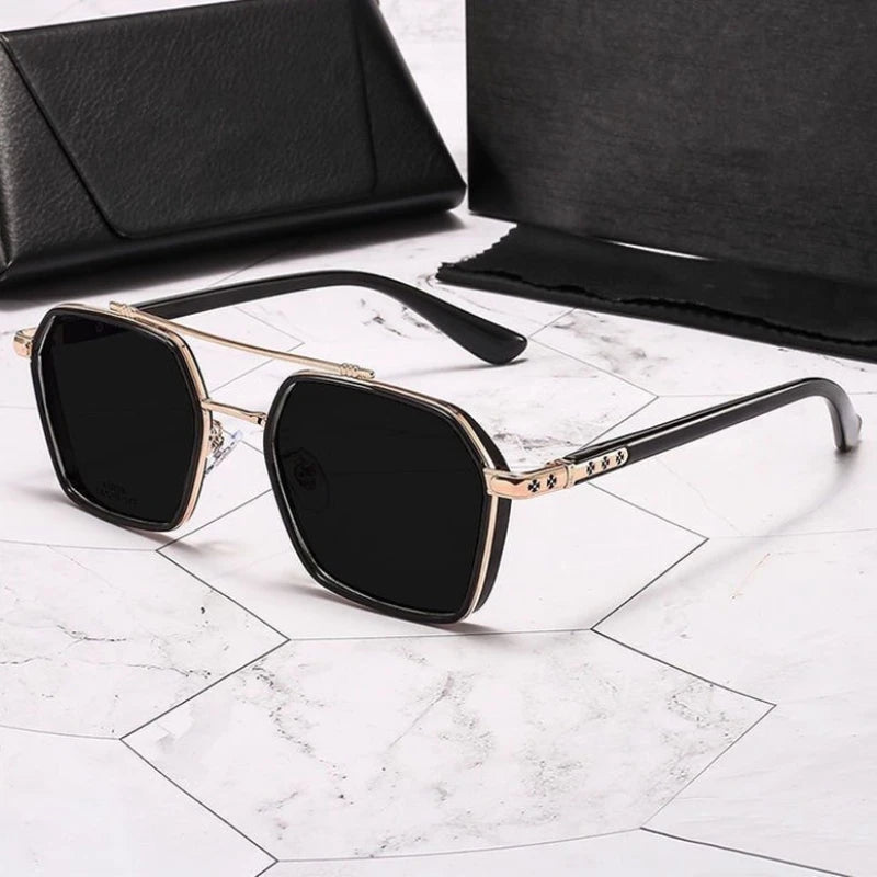 Trend Sunglasses For Men Professional Day Night Driver Sunglasses UV400 Retro Luxury Design Glasses vintage