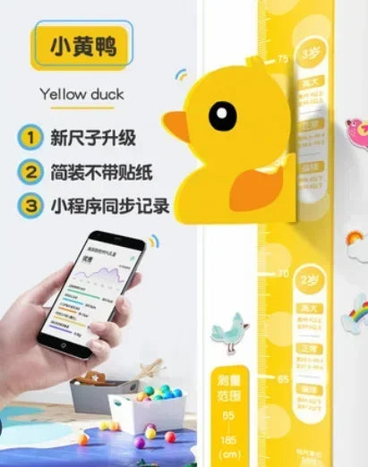 Wall Stickers Height Measuring Ruler Magnetic Adsorpt Measurement Children Sticker Paper Cartoon Animal for Kids Room Decoration