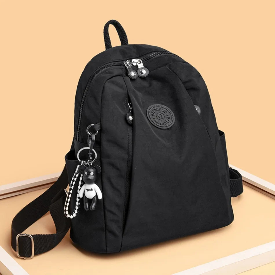 Fashion Solid Design Large Capacity Backpacks for School Teenagers Girls High-quality Waterproof Backpack Travel Bag pack