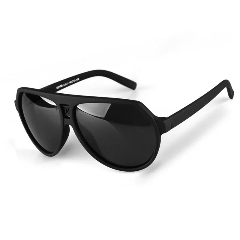 Fashion New Polarized Sunglasses Women's Resin Frame Toad Mirror UV Resistant Driving Sunglasses