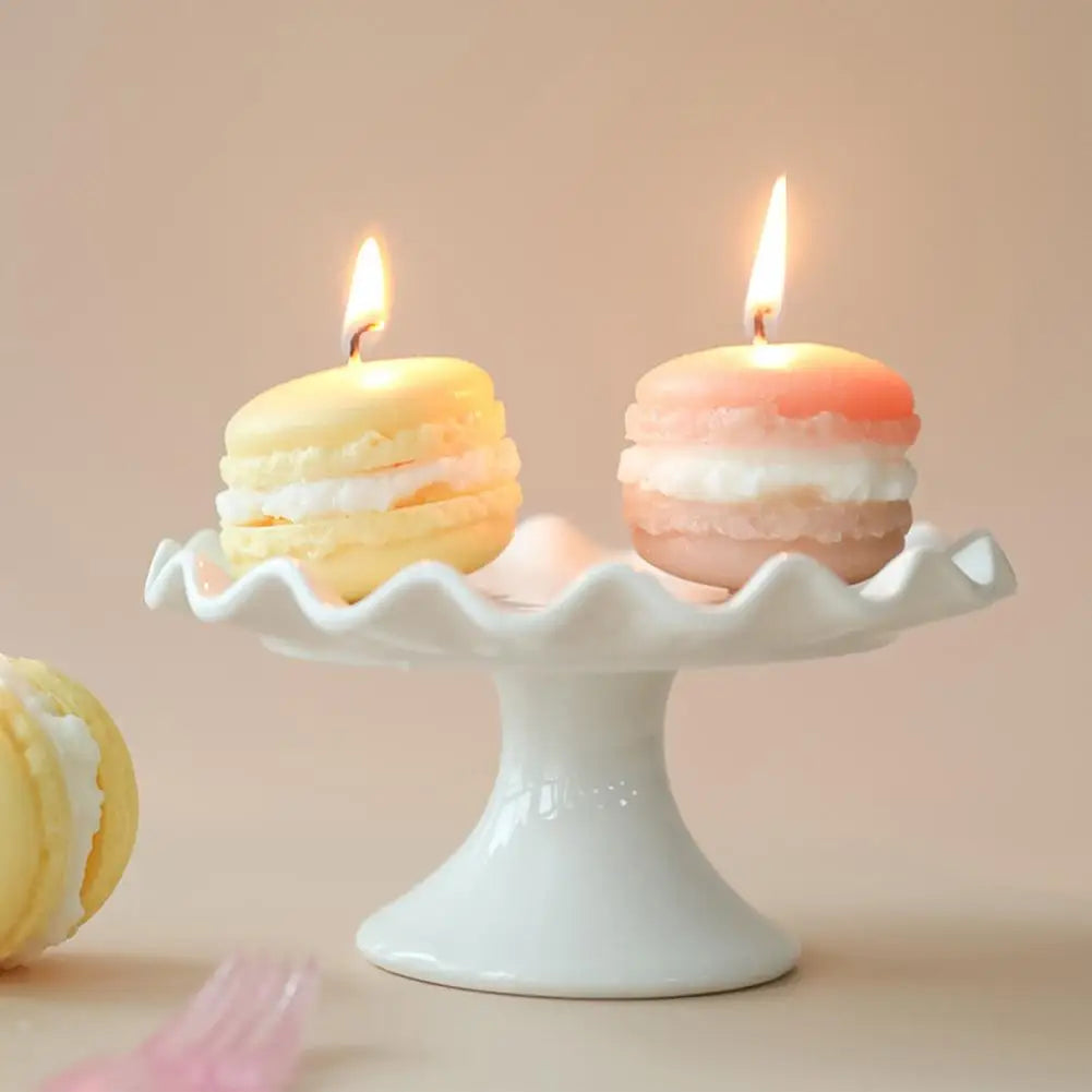 Practical  Pretty Long Lasting Aromatherapy Scented Candle Bright Color Wax Candle Innovative Macarone Candle for Party