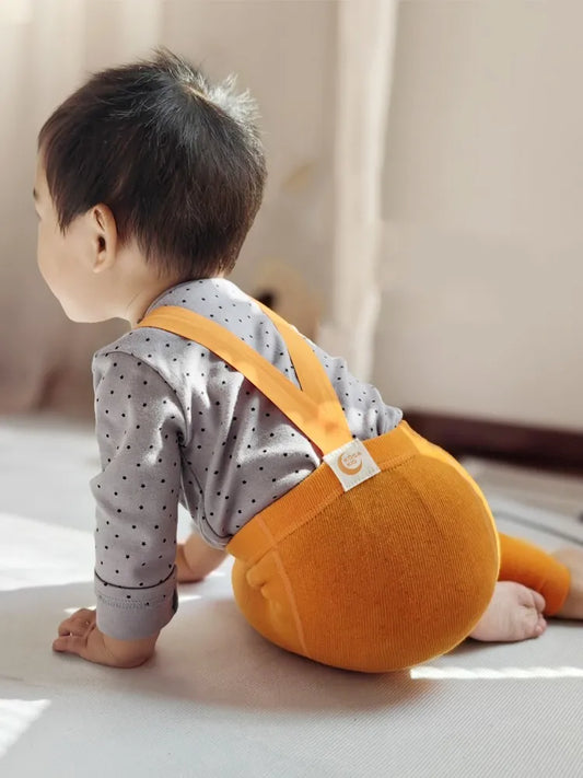 Spring Fashion Boy Baby Solid High Waist Overalls Girl Children Cotton Leggings Infant Casual Suspenders Pants Kid Trousers