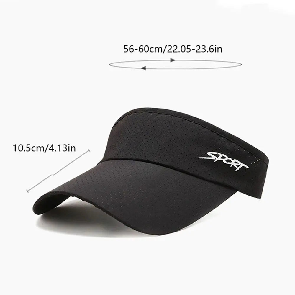 Fashion Solid Color UV Protection Sun Hat Women Summer Sunscreen Visor Hat Sports Running Tennis Golf Cap Empty Top Hat