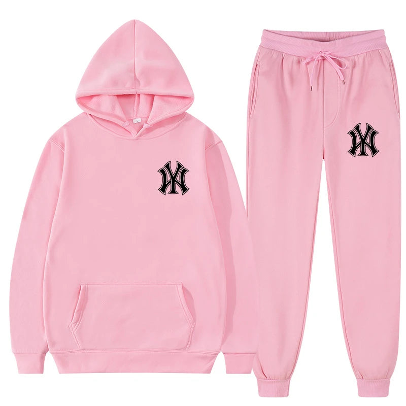 Winter Brand Tracksuits Men women sets Long Sleeve Pullover + Jogging Trousers 2pcs Sets Fitness Running Suits sportswear Male unisex