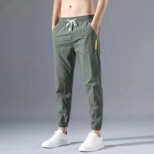 Men Clothing Autumn Winter Sweatpants Elastic Baggy Casual Pants Pants for Mens High Quality Cropped Pants Sweatpants