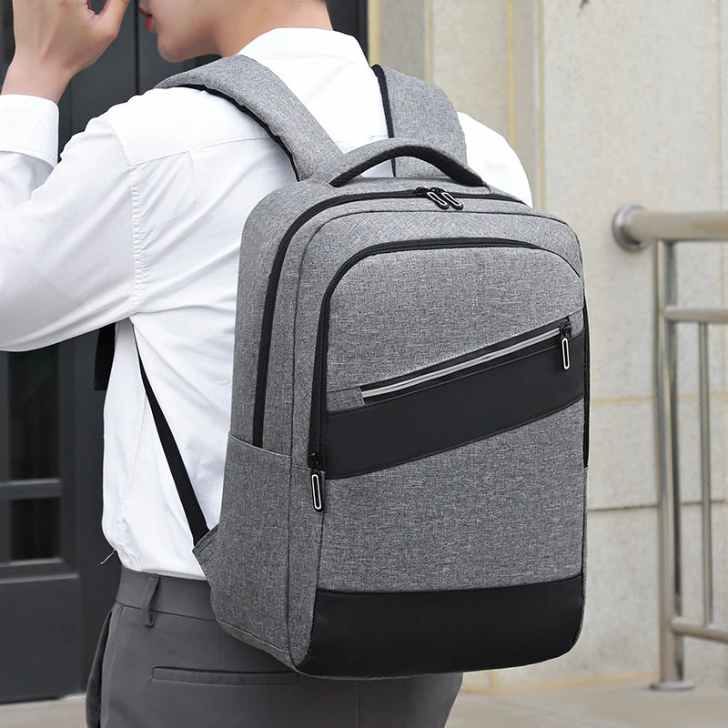 Laptop Backpack, business Travel Anti Theft Slim Durable Laptops Backpack With USB Charging Port, water Resistant College School