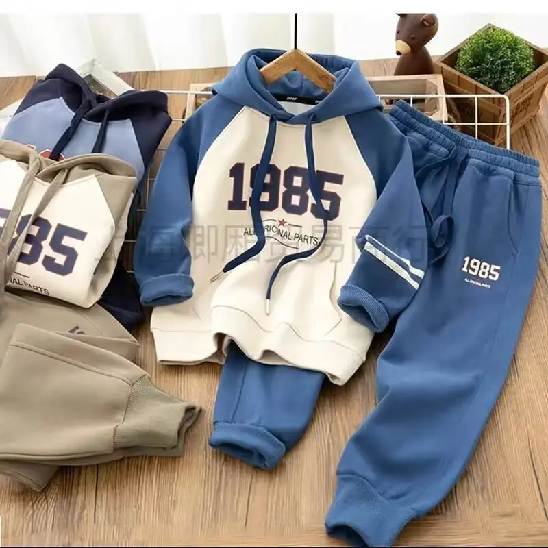 Tracksuit For Boy Sets For Children Boys Hoodies and Pants 2Pcs Outfit Sets Junior Kids