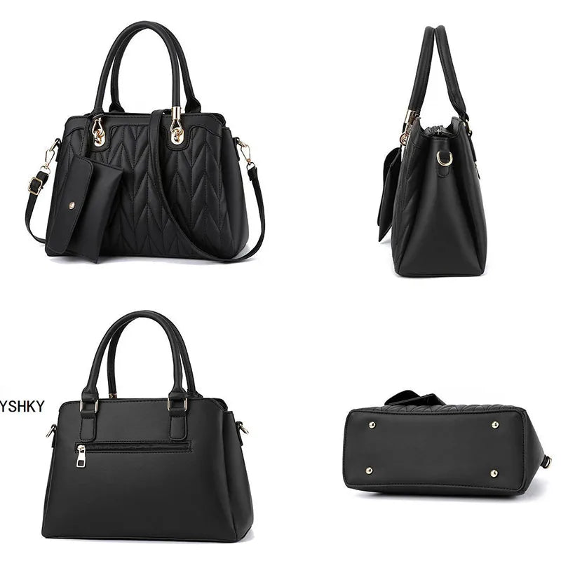 shoulder Bag leather  Women's luxury designer handbag for women European and American retro cross body Tote bags