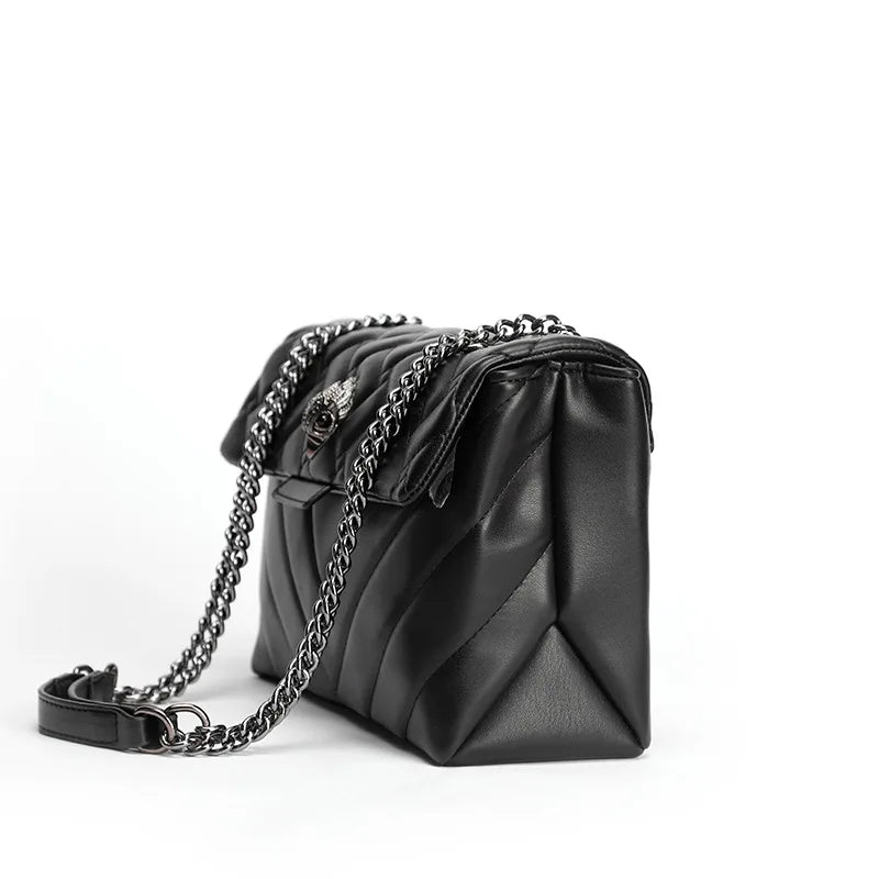 High Quality Eagle Head Embellished Woman Shoulder Bag 2024 Fashion Cross Body Bags Female Messenger Bags luxury elegant