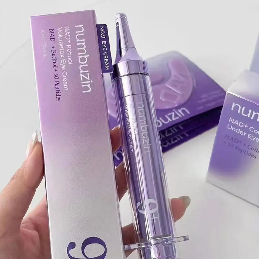 Numbuzin 9+ NAD+ Eye Cream Liquid Ultrasonic Essence Firms Moisturizes Reduces Fine Lines Dark Circles Nourishing Hydration