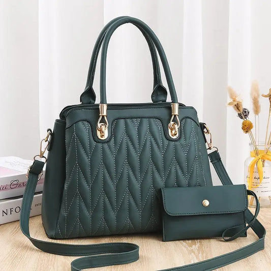 shoulder Bag leather  Women's luxury designer handbag for women European and American retro cross body Tote bags