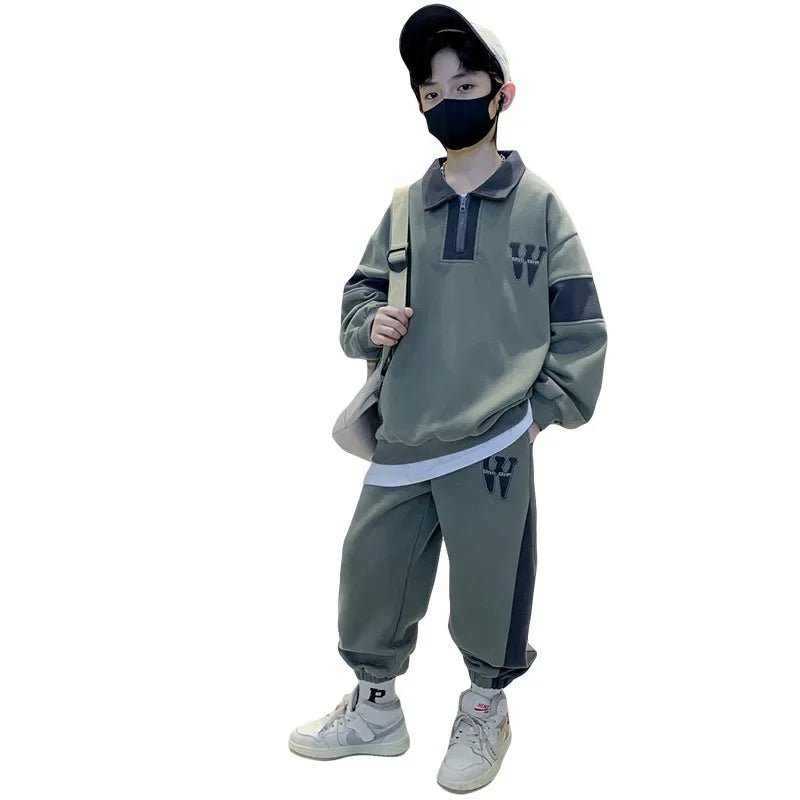 Autumn Spring Boy Kids Clothes Children Clothing Sets Tracksuit Soccer Uniform Clothes for Children