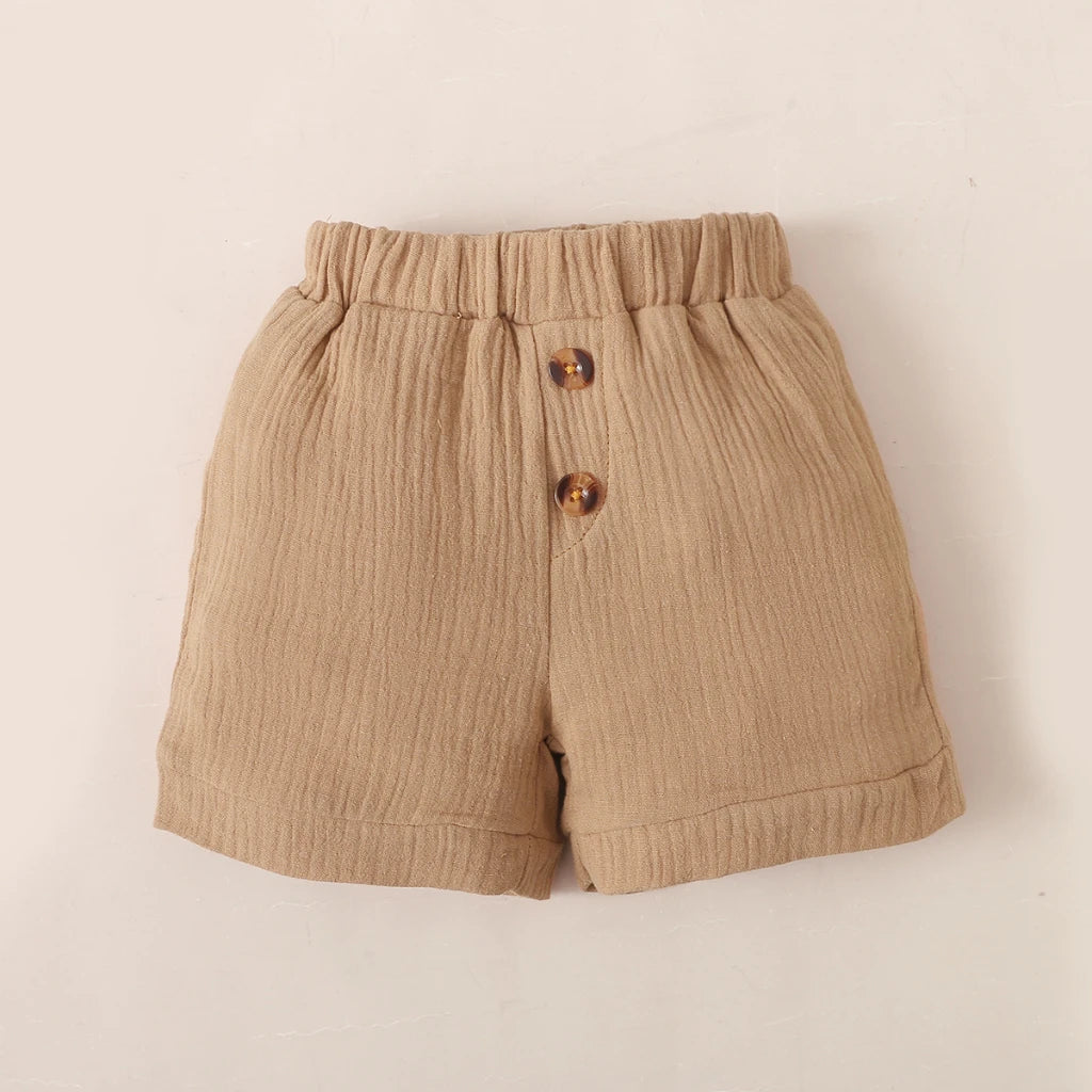 Infant Baby Boy Clothes 2PCS Set White Short Sleeves T-shirt Shorts  Summer Daily Casual Outfit for Toddler Boy 3-24 Months