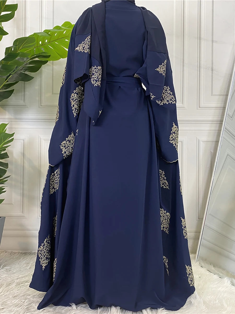 Modest Abaya Ramadan Robe Femme Musulmane Kaftan Islamic Clothing Muslim For Women Kimono Caftan Marocain Cardigan