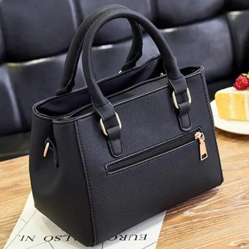 Leather Ladies Hand Bags Women Vintage Purse Plush Tassel Messenger Bags Tote Boston Shoulder Crossbody Bag