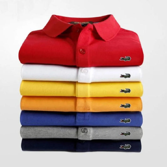 Embroidery CARTELO Men's Popsicle Cotton Hot Selling Polo Shirt Summer New Business Leisure Breathable Lapel Polo Shirt for Man