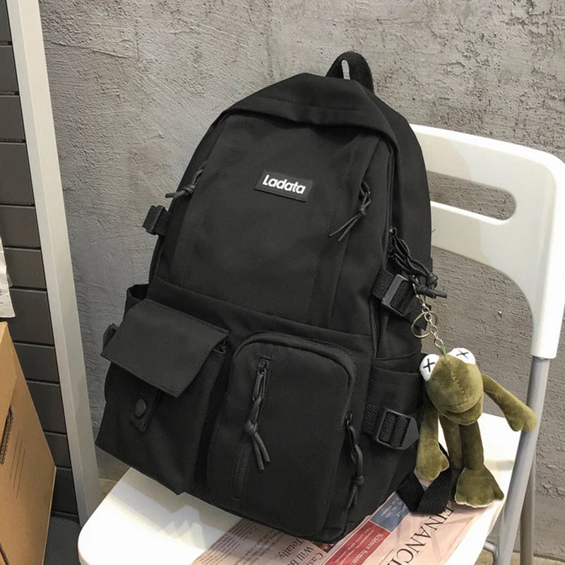 Unisex Waterproof Backpack Student College Style Schoolbag Women's Casual Large Capacity Computer Backpack