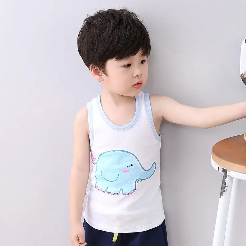 Autumn Children Home Clothes Set Boys and Girls Long-sleeved Pajamas
