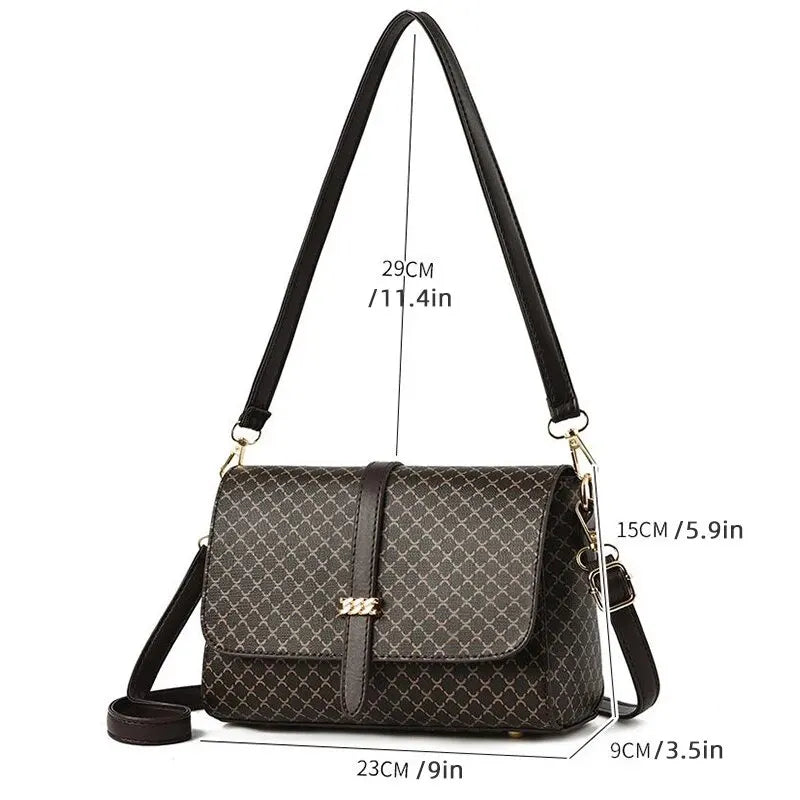 Collection New Fashion Bucket Bag Women Luxury Designer Shoulder Crossbody Bag Ladies Handbag Retro PU Leather