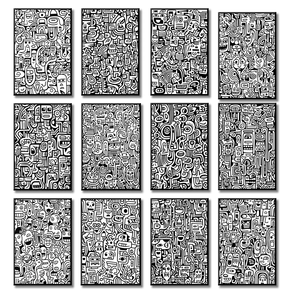 Nordic Abstract Keith Artwork Pictures Decorative Poster Canvas Painting Living Room Wall Art Prints Modern Home Decor Aesthetic