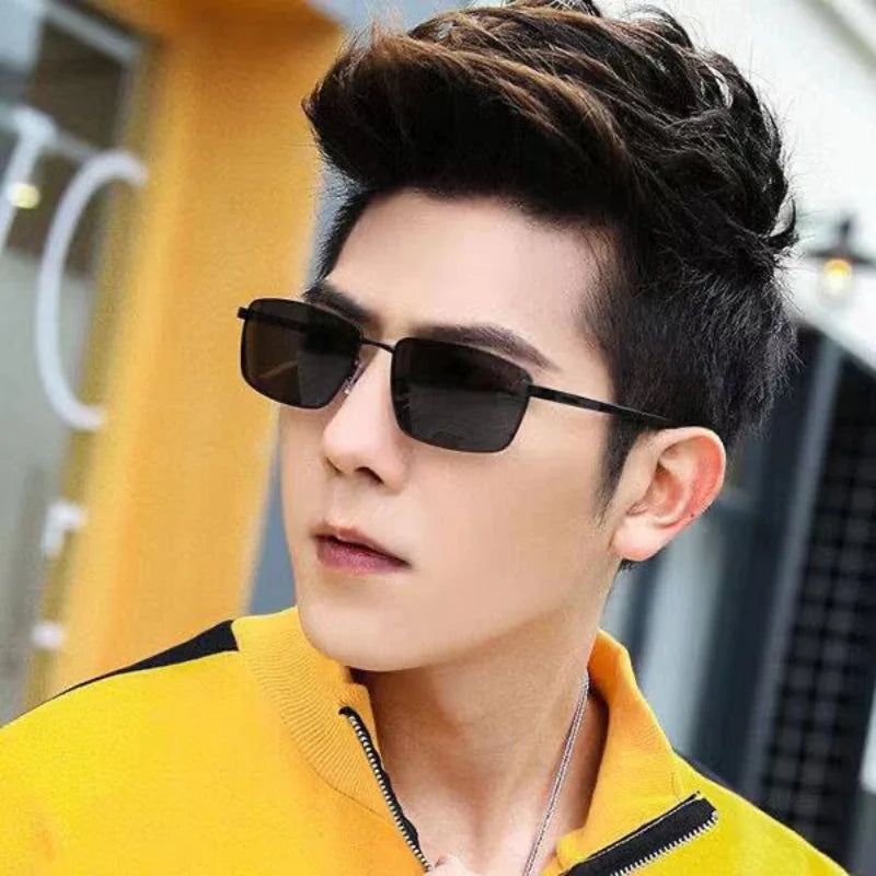Photochromic Sunglasses Men Polarized Driving Glasses Male Outdoor Fishing Sun Glasses Day Night Vision Driver's UV400 Eyewear