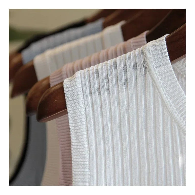 Woman Blouse Sleeveless Blouse Women O-neck Knitted Blouse Shirt Women Clothes Women's Tops And Blouses
