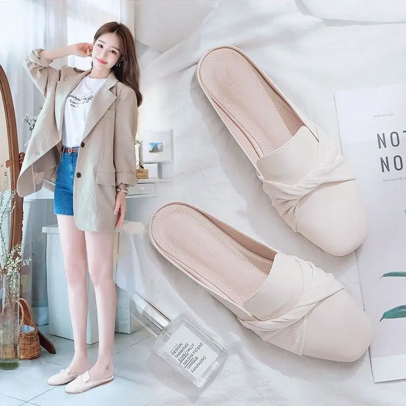 zapatos de mujer women cute beige round toe spring slip on flat shoes ladies casual summer flats cool loafers