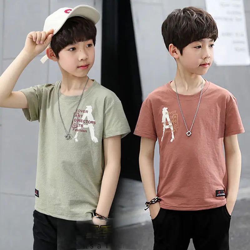 Boys Short Sleeve T Shirt +Short Pants Kids Suit Summer Boys Clothes Casual Children Clothing Sets
