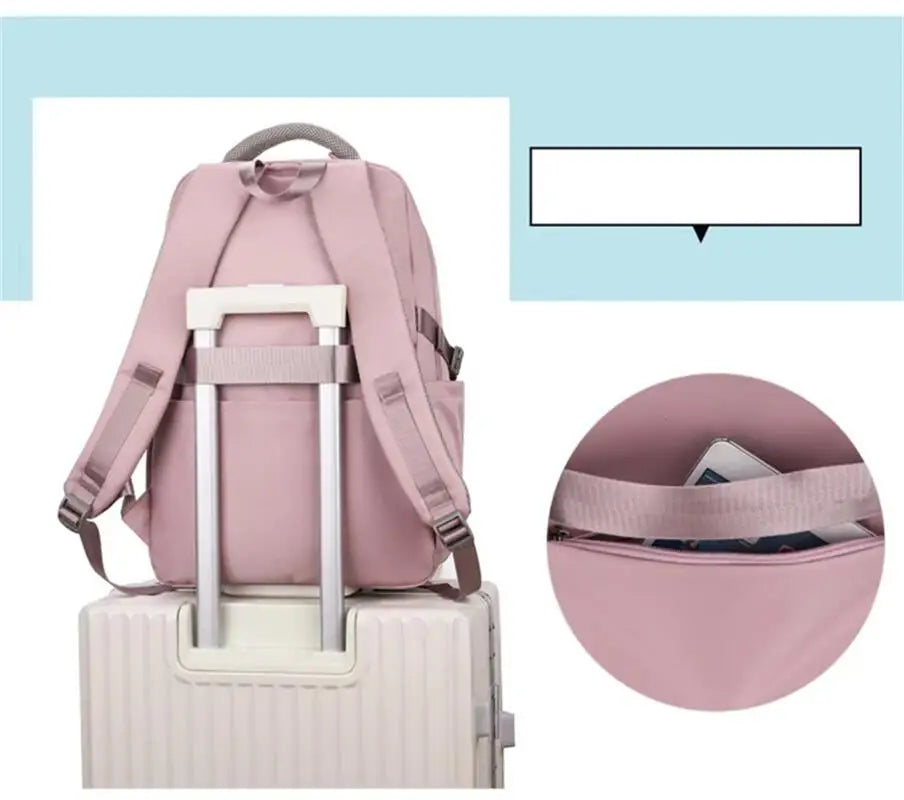 School Backpack For Grils Large Capacity School Bag Multifunctional College Middle High Shoulder Bags Water Resist