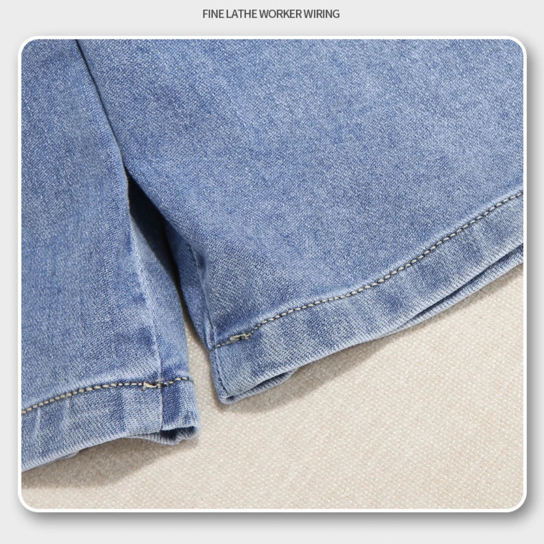 Boys Jeans Kids Summer Blue Shorts Casual 1/2 Trousers Boy Clothes