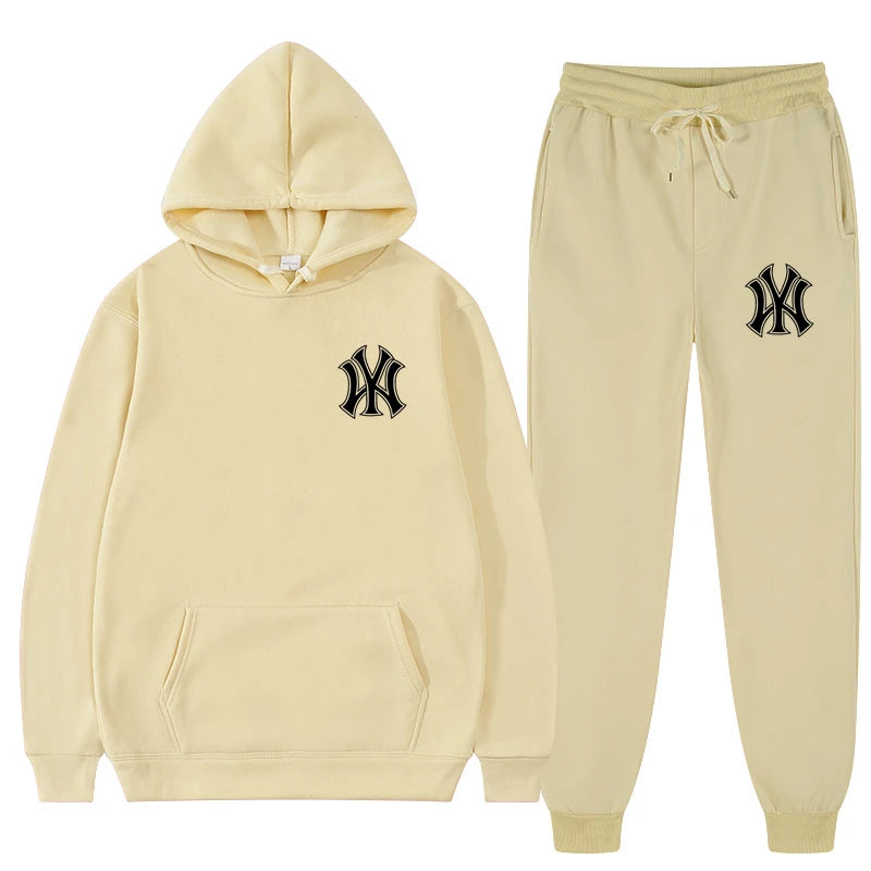 Winter Brand Tracksuits Men women sets Long Sleeve Pullover + Jogging Trousers 2pcs Sets Fitness Running Suits sportswear Male unisex