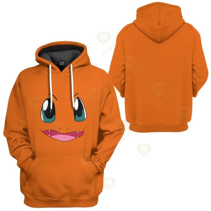 Children's Clothing POKK Hoodie Sweatshirts Autumn Winter Coats Kids Pullovers Pikachu Hoodies Baby Boys Girls Clothes