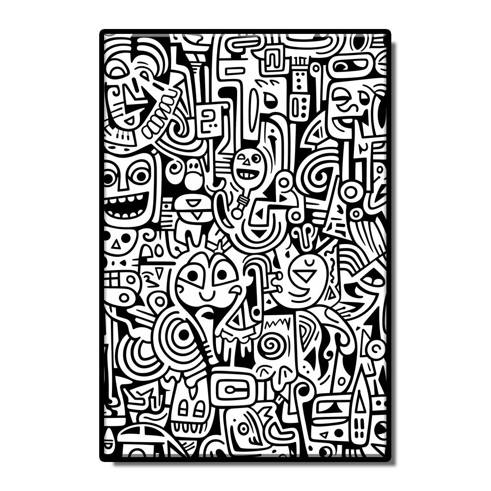 Nordic Abstract Keith Artwork Pictures Decorative Poster Canvas Painting Living Room Wall Art Prints Modern Home Decor Aesthetic