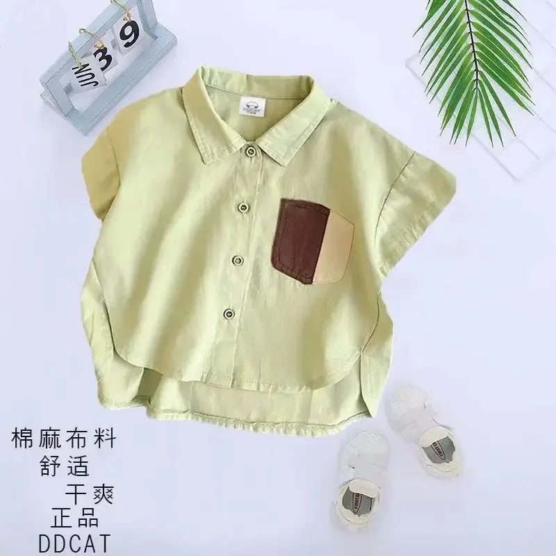 Fashion Summer Teenage Boy Clothes Boys Hiphop Korean Casual T-Shirt Shorts 2Pcs Sets Funny Cartoon Suit