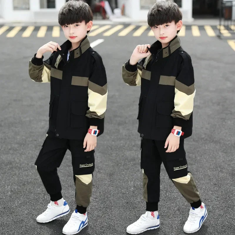 Kids Clothes Autumn Boys Clothing Suits New Children Sports Jackets Pants Sets Tracksuit Boys Clothes