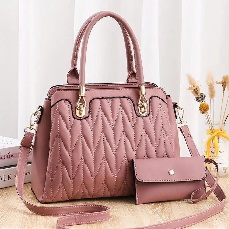 shoulder Bag leather  Women's luxury designer handbag for women European and American retro cross body Tote bags
