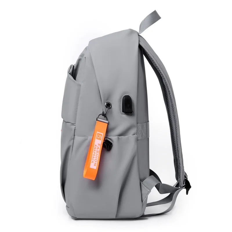 Business backpack men's USB school backpack 15.6-inch laptop waterproof backpack large capacity men's backpack