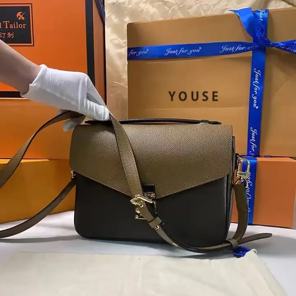 Leather Handbag Casual Crossbody Bags for Women Ladies Luxury Designer Tote Handbags Female Large Capacity Travel Shoulder Bag