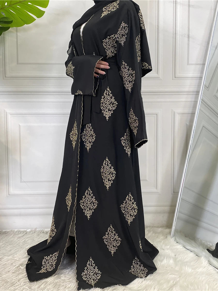 Modest Abaya Ramadan Robe Femme Musulmane Kaftan Islamic Clothing Muslim For Women Kimono Caftan Marocain Cardigan