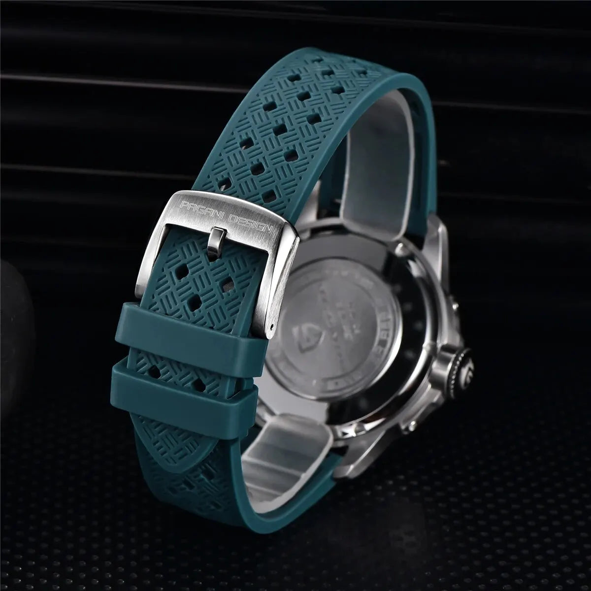 Men's Quartz Watches VH88 Multifunction Stainless Steel Sapphire Business Sport Clock Watch for Men