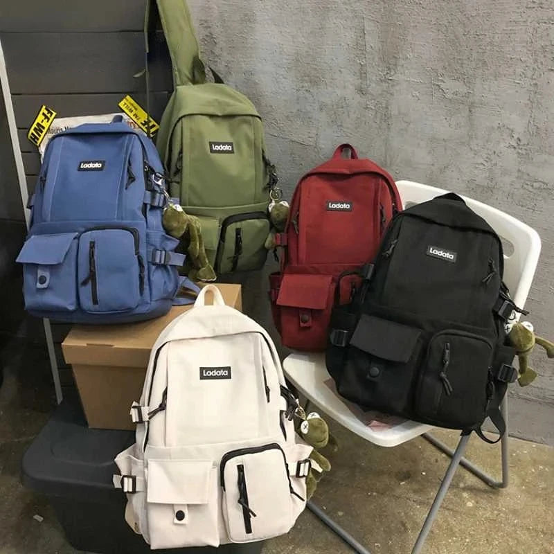 Unisex Waterproof Backpack Student College Style Schoolbag Women's Casual Large Capacity Computer Backpack