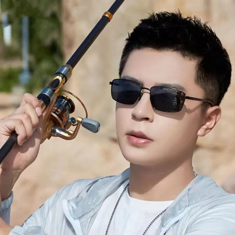 Photochromic Sunglasses Men Polarized Driving Glasses Male Outdoor Fishing Sun Glasses Day Night Vision Driver's UV400 Eyewear