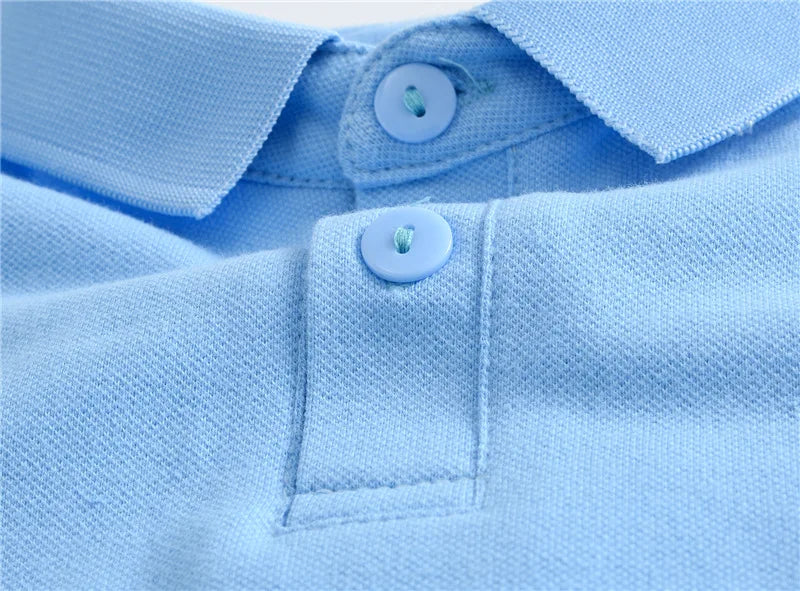 Summer Baby Boys Short Sleeve Solid Polo T-shirt Kids Cotton Clothes Toddler Girls Classical Polos T Shirt Tops School Uniform unisex girls boys
