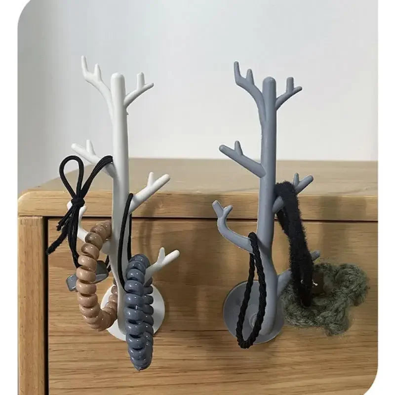 1Pc Japanese Branch Hook Wall Décor Key Holder Organizer Storage Sticky Hooks Home Accessories Coat Rack Hanger Wall Hook