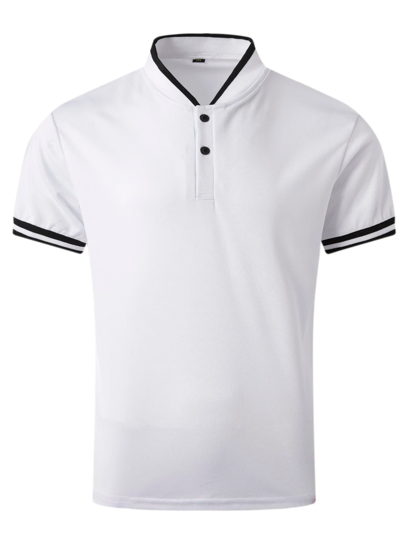 Summer New Men's Casual Short-Sleeved Polo Shirt Office Fashion Stand Collar T-Shirt Men's Breathable Polo Shirt Men's Clothing