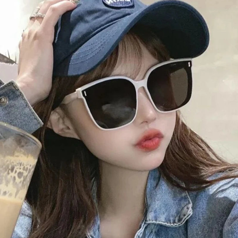 New Fashion Classic Square Sunglasses Women Vintage Driving Big Frame Sun Glasses Female Goggle Shades Uv400 Oculos De Sol