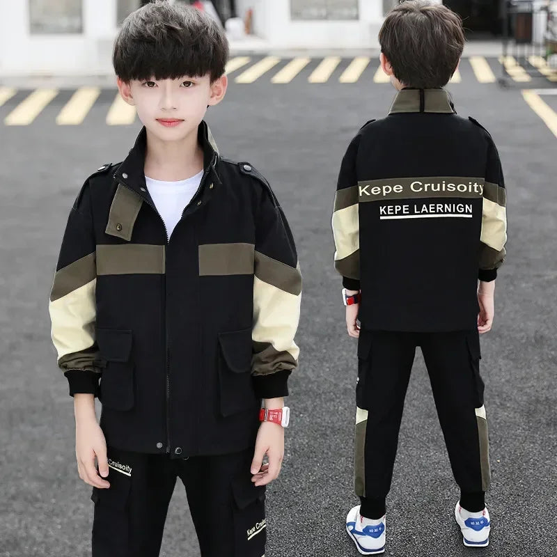 Kids Clothes Autumn Boys Clothing Suits New Children Sports Jackets Pants Sets Tracksuit Boys Clothes