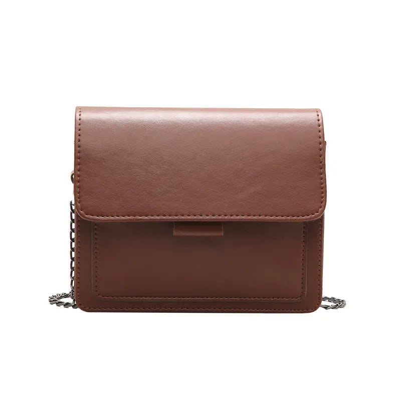 Women's Crossbody Bag Small Square Bag Trendy  Casual Simple Wide Shoulder Strap Retro One Shoulder Messenger Bag