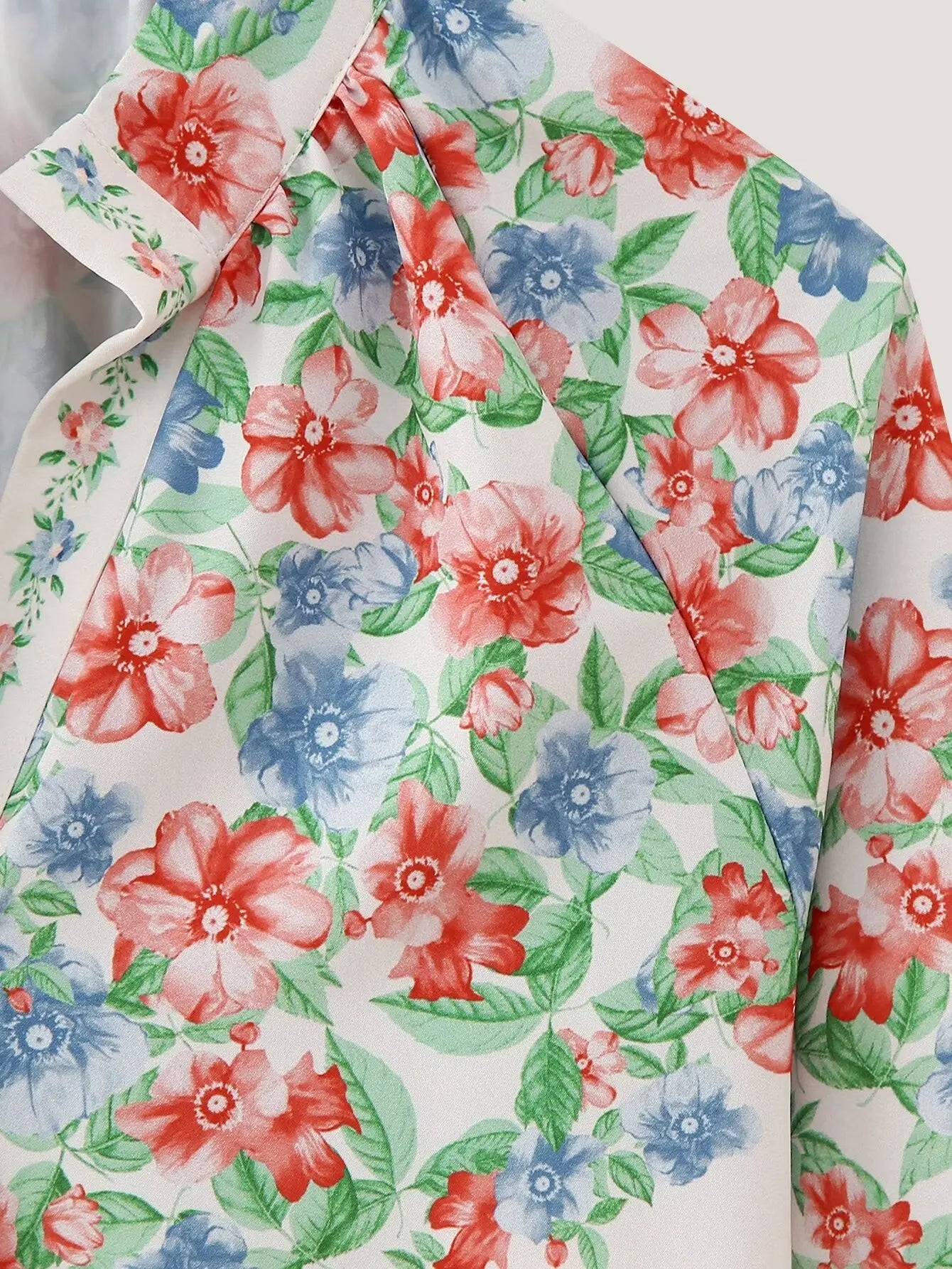 Women  Positioning Print Shirt Vintage V-Neck Long Sleeve Loose All-Match Casual Female Shirts Blusas Chic Tops