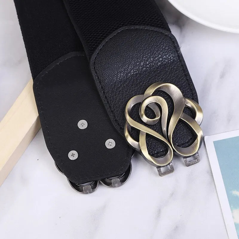 Women Decorative 4 Pcs Elastic Waistband Autumn and Winter Down Jacket Waistband Coat and Fashionable Waistband
